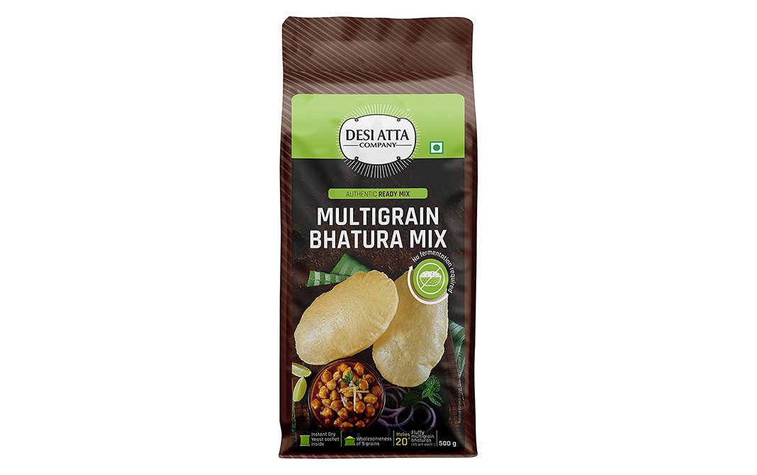 Desi Atta Multigrain Bhatura Mix    Pack  500 grams